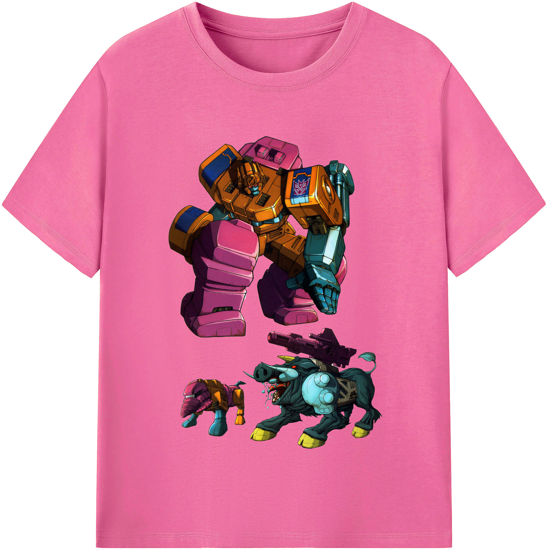 （画像用）  レディースカジュアルプリントTシャツ（綿100％）